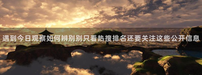 91吃瓜热门动态:遇到今日观察如何辨别别只看热搜排名还要关注这些公开信息