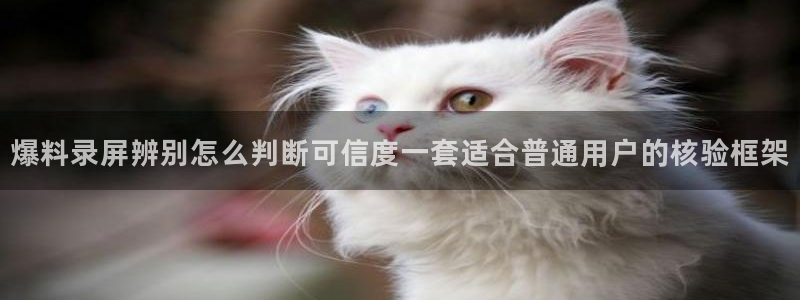 91吃瓜热门新闻:爆料录屏辨别怎么判断可信度一套适合普通用户的核验框架